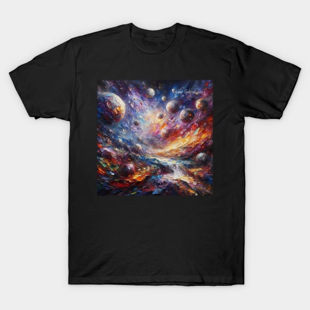The Universe T-Shirt by roxanegabriel